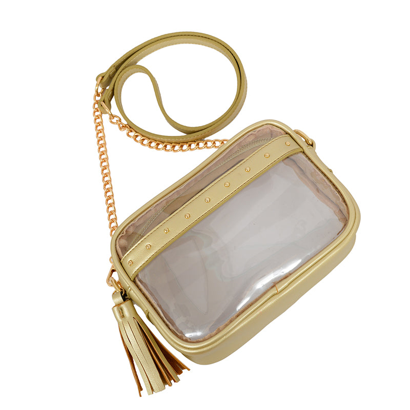 Natalia Transparent Crossbody - Mellow World 