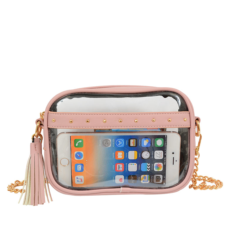 Natalia Transparent Crossbody - Mellow World 