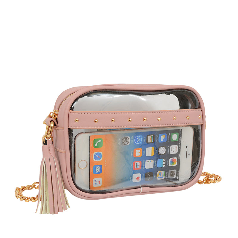 Natalia Transparent Crossbody - Mellow World 