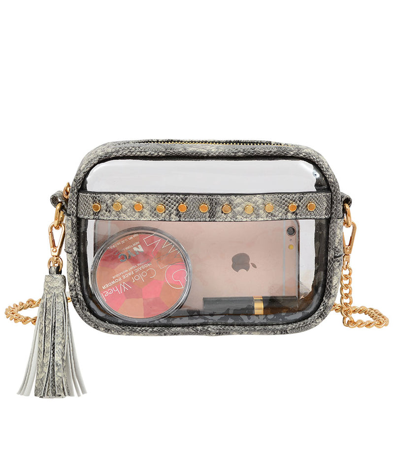 Natalia Transparent Crossbody - Mellow World 