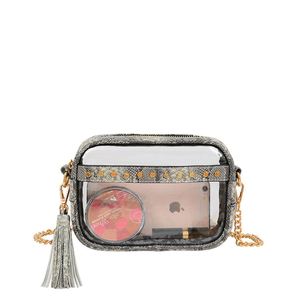 Natalia Transparent Crossbody - Mellow World 