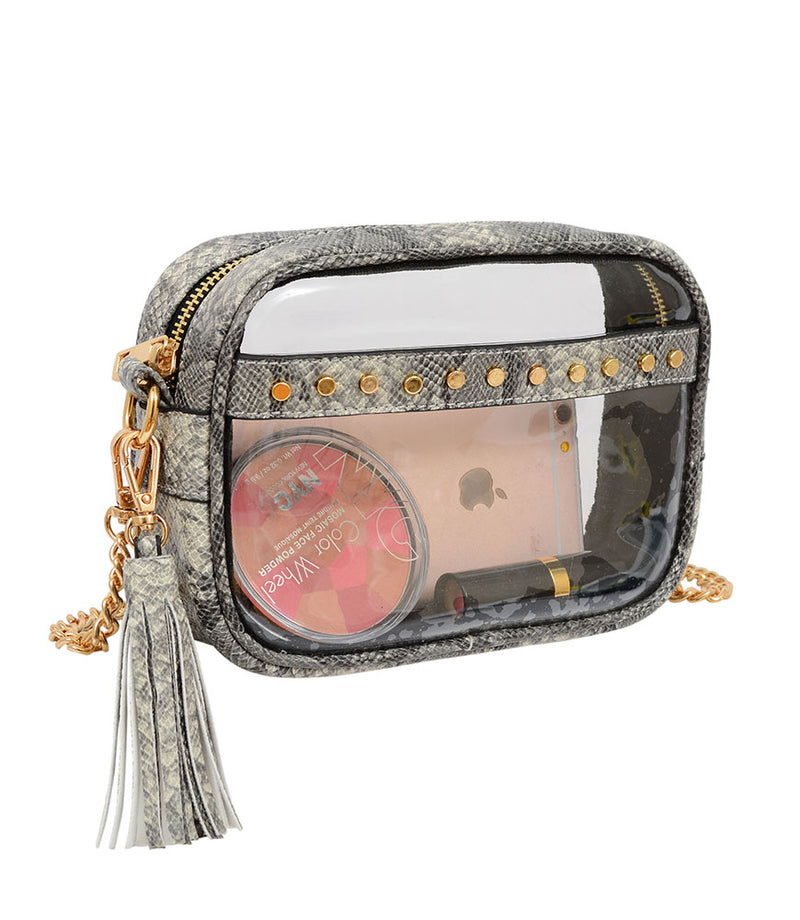 Natalia Transparent Crossbody - Mellow World 
