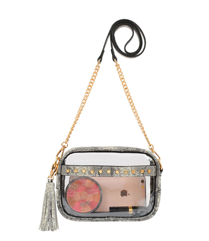 Natalia Transparent Crossbody - Mellow World 