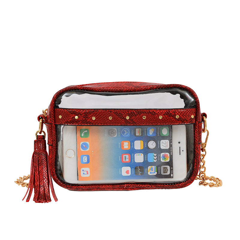 Natalia Transparent Crossbody - Mellow World 