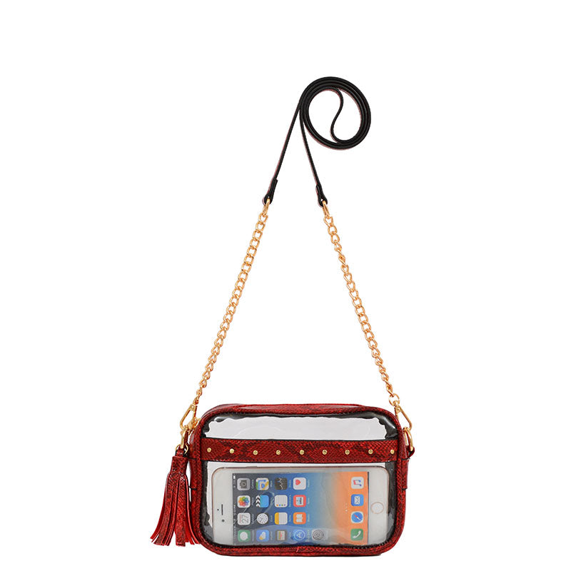 Natalia Transparent Crossbody - Mellow World 