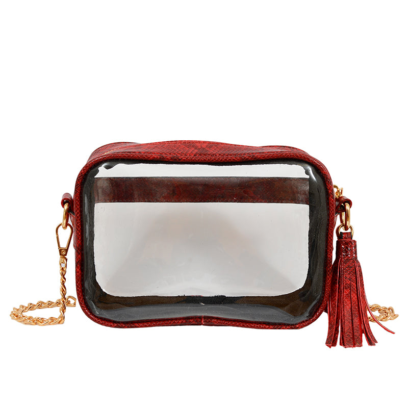 Natalia Transparent Crossbody - Mellow World 