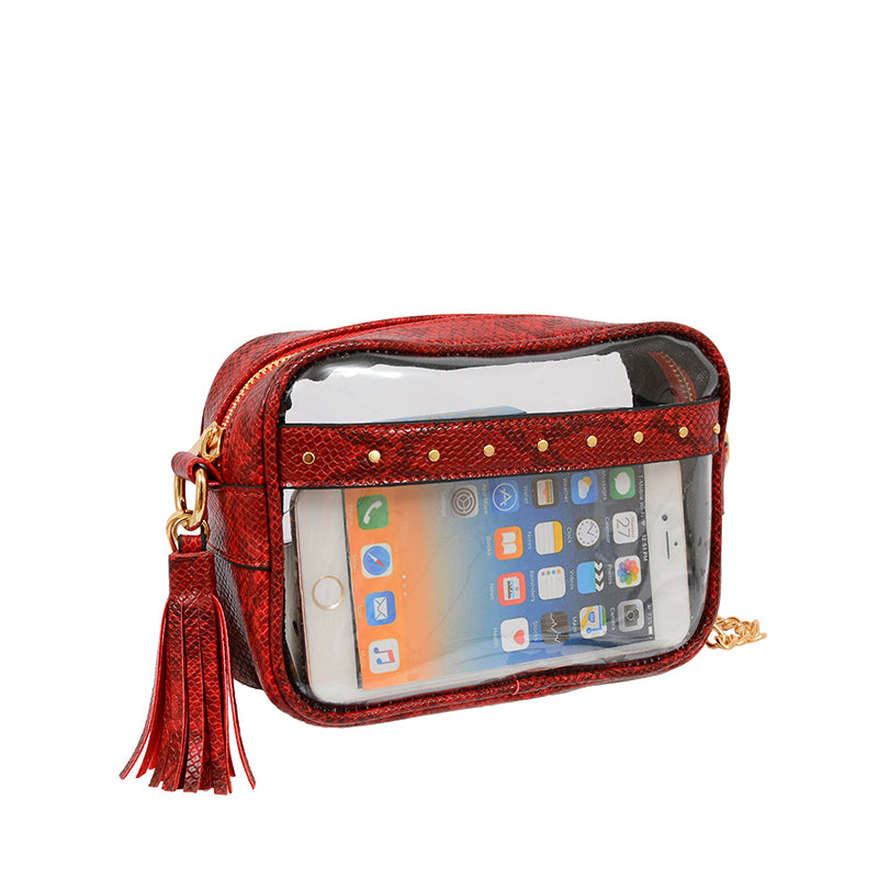 Natalia Transparent Crossbody - Mellow World 