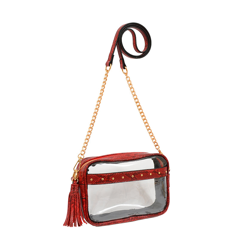 Natalia Transparent Crossbody - Mellow World 