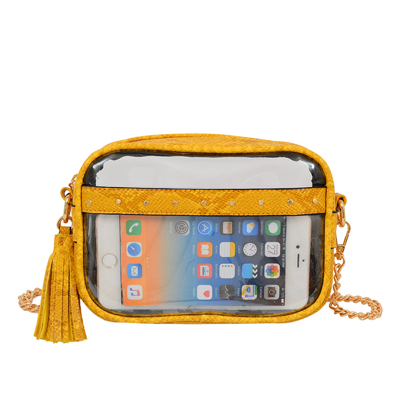 Natalia Transparent Crossbody - Mellow World 