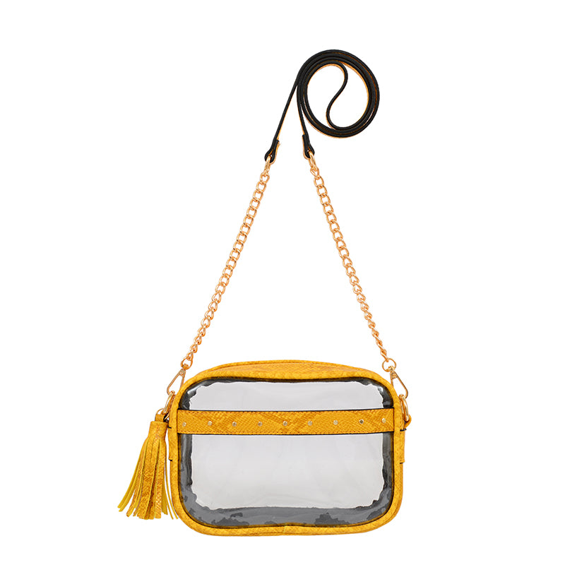 Natalia Transparent Crossbody - Mellow World 