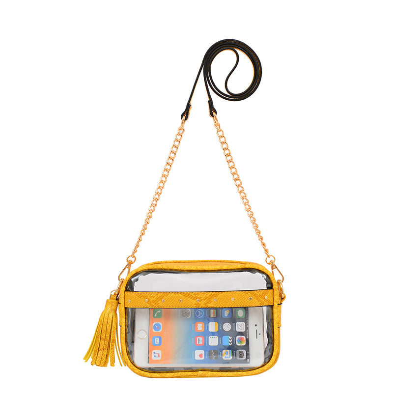 Transparent crossbody hotsell