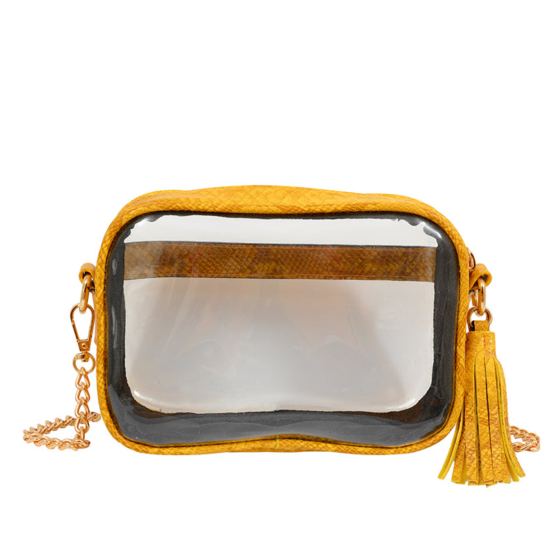 Natalia Transparent Crossbody - Mellow World 