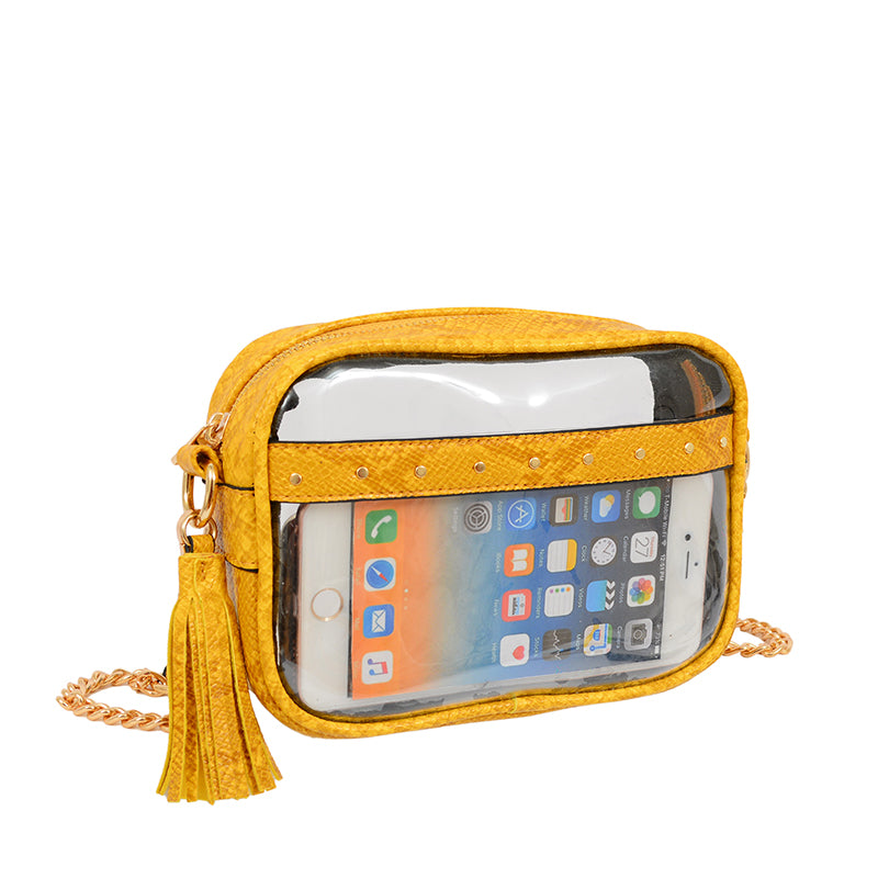 Natalia Transparent Crossbody - Mellow World 