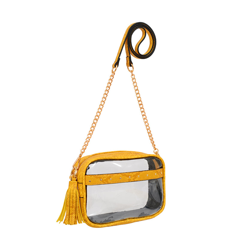 Natalia Transparent Crossbody - Mellow World 