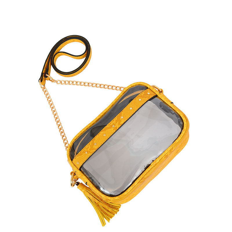Natalia Transparent Crossbody - Mellow World 